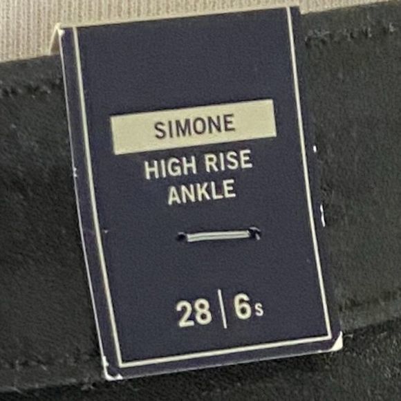 NWT ABERCROMBIE Simone Green High-Rise Ankle‎ Jeans - Picture 10 of 14